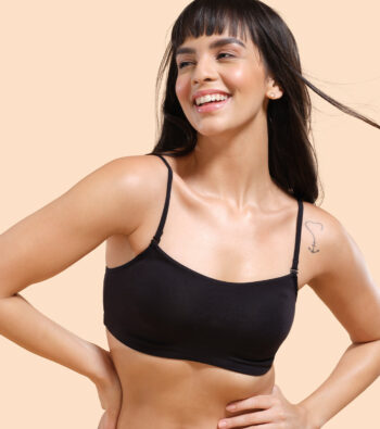 Enamor A022 Full Coverage Non-Padded Wirefree Comfort Cami Detachable Bra