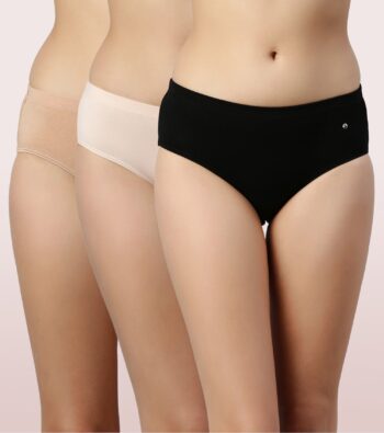 Enamor CR17 MCD Panty - Assorted-Pack Of 3-Colors