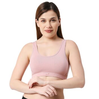 JULIET JS 90-4 Padded Solid Low Impact Sports Bra