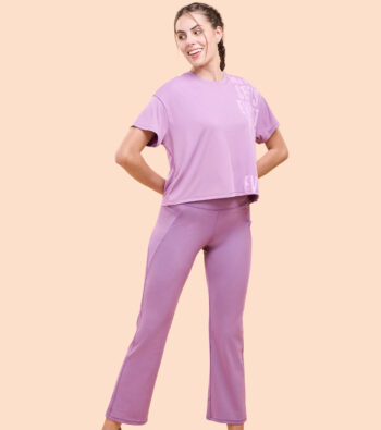 Enamor A402 Boot Cut Active Pant Dry Fit High Waist Workout Leggings