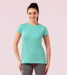 Enamor E047 Short Sleeve Crew Neck Slim Fit Stretch Cotton T-Shirt
