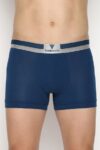 Van Heusen 20042 Men Deep Water Solid Colour Fresh No Ride Up Trunks BLUE