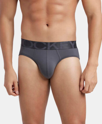 Jockey IC27 Tactel Microfiber Elastane Stretch Solid Brief with Moisture Move Properties