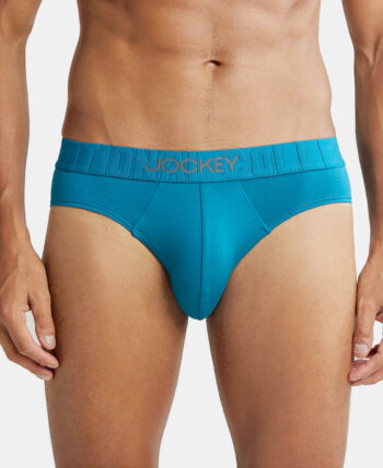Jockey IC31 Supima Cotton Elastane Stretch Solid Brief With Ultasoft Waistband