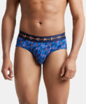 Jockey NY01 Super Combed Cotton Elastane Stretch Printed Brief With Ultrasoft Waistband