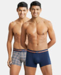 Jockey UI21 Super Combed Cotton Elastane Stretch Printed Trunk With Ultrasoft Waistband