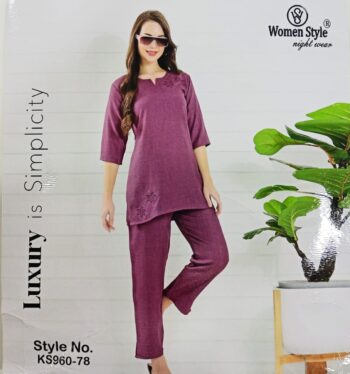 WOMEN STYLE NIGHT WEAR KS960-78