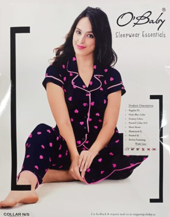 O'BABY SLEEPWEAR ESSENTIALS NIGHT SUIT 6745
