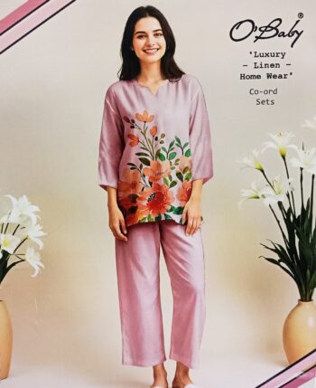 O'BABY LUXURY LINEN CO-ORD SET 2431