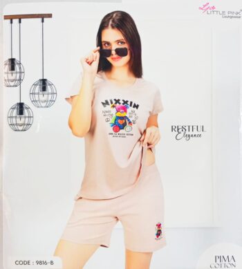 LITTLE PINK LOUNGWEAR SHORTS NIGHT SUIT 9816