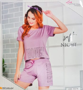 LITTLE PINK LOUNGEWEAR SHORTS NIGHT SUIT 9127