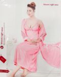 BHOOMI NIGHT WEAR SHORT NIGHTY l-2144 PINK