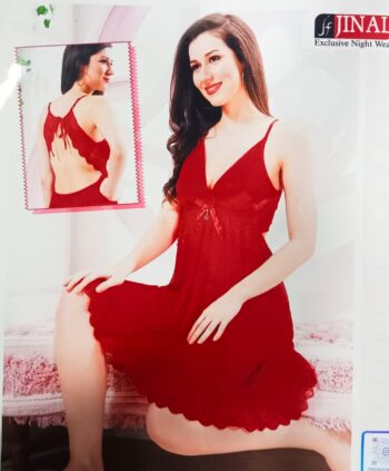 JINAL EXCLUSIVE NIGHT WEAR FANCY SLIP JEL-13121R