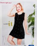 BHOOMI NIGHT WEAR SHORT NIGHTY BLACK L-1656