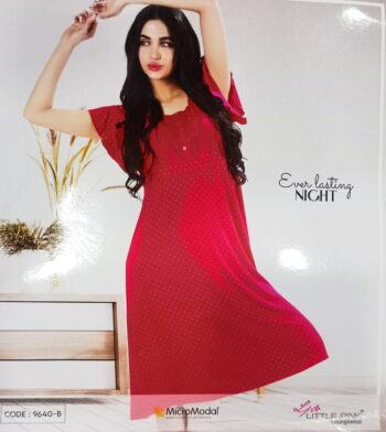 LITTLE PINK LOUNGEWEAR COMFORT SHORT NIGHTY 9640