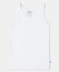 Super Combed 3320 Cotton Round Neck Sleeveless Vest - White (Pack of 2)