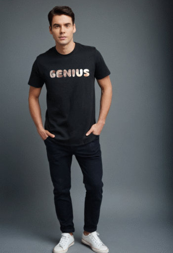 KUCH KUCH 24559 MEN'S T-SHIRT BLACK
