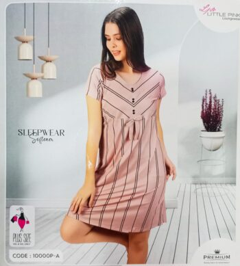 LITTLE PINK LOUNGEWEAR COMFORT SHORT NIGHTY 10000P