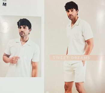 SWEET DREAMS 1143AYCO BERMUDA SET WHITE