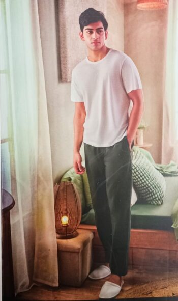 SLEEPZ BY RAYMOND PJ-3005 MEN'S PYJAMA BLACK
