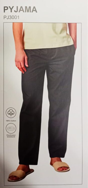 SLEEPZ BY RAYMOND PJ-3001 MEN'S PYJAMA BLACK